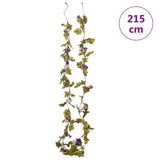 Guirlandes de fleurs de Noël 6 pcs violet clair 215 cm