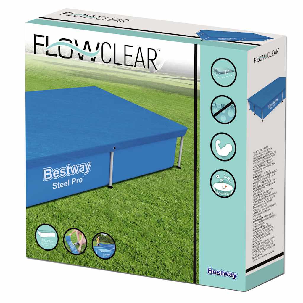 Bestway Couverture de piscine Flowclear 221x150 cm