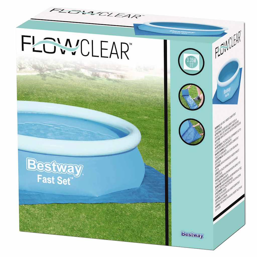 Bestway Flowclear Schwimmbad-Bodenmatte 335 x 335 cm