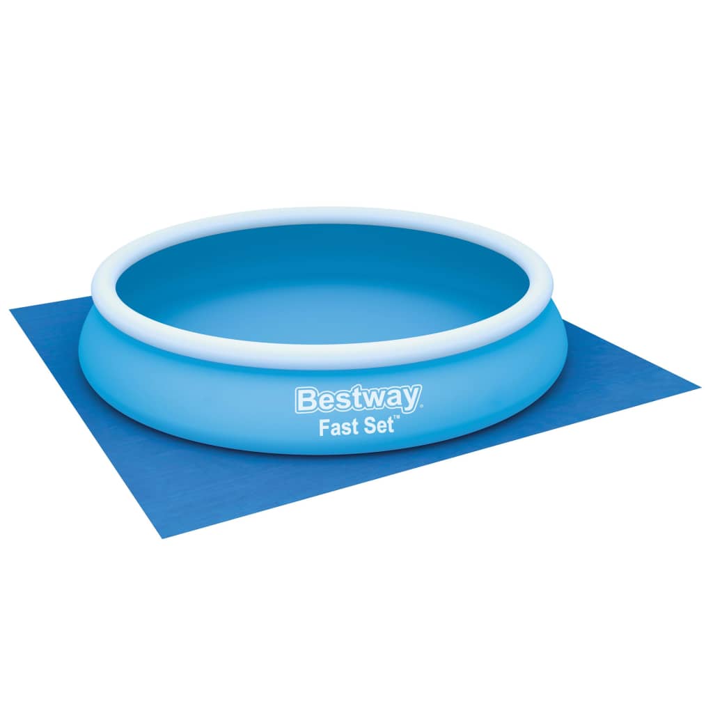 Bestway Tapis de sol pour piscine Flowclear 396x396 cm