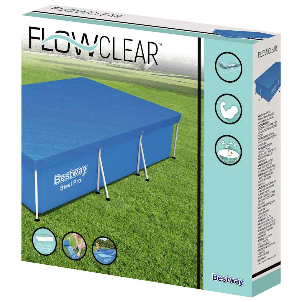 Bestway Couverture de piscine Flowclear 304x205x66 cm