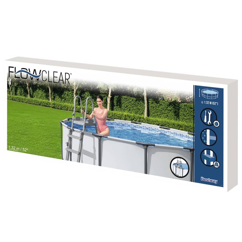 Bestway Flowclear 52" 4-Stufen-Sicherheits-Poolleiter