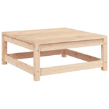 Repose-pied de jardin 70x70x30 cm bois de pin massif