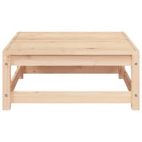 Repose-pied de jardin 70x70x30 cm bois de pin massif