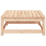 Repose-pied de jardin 70x70x30 cm bois de pin massif