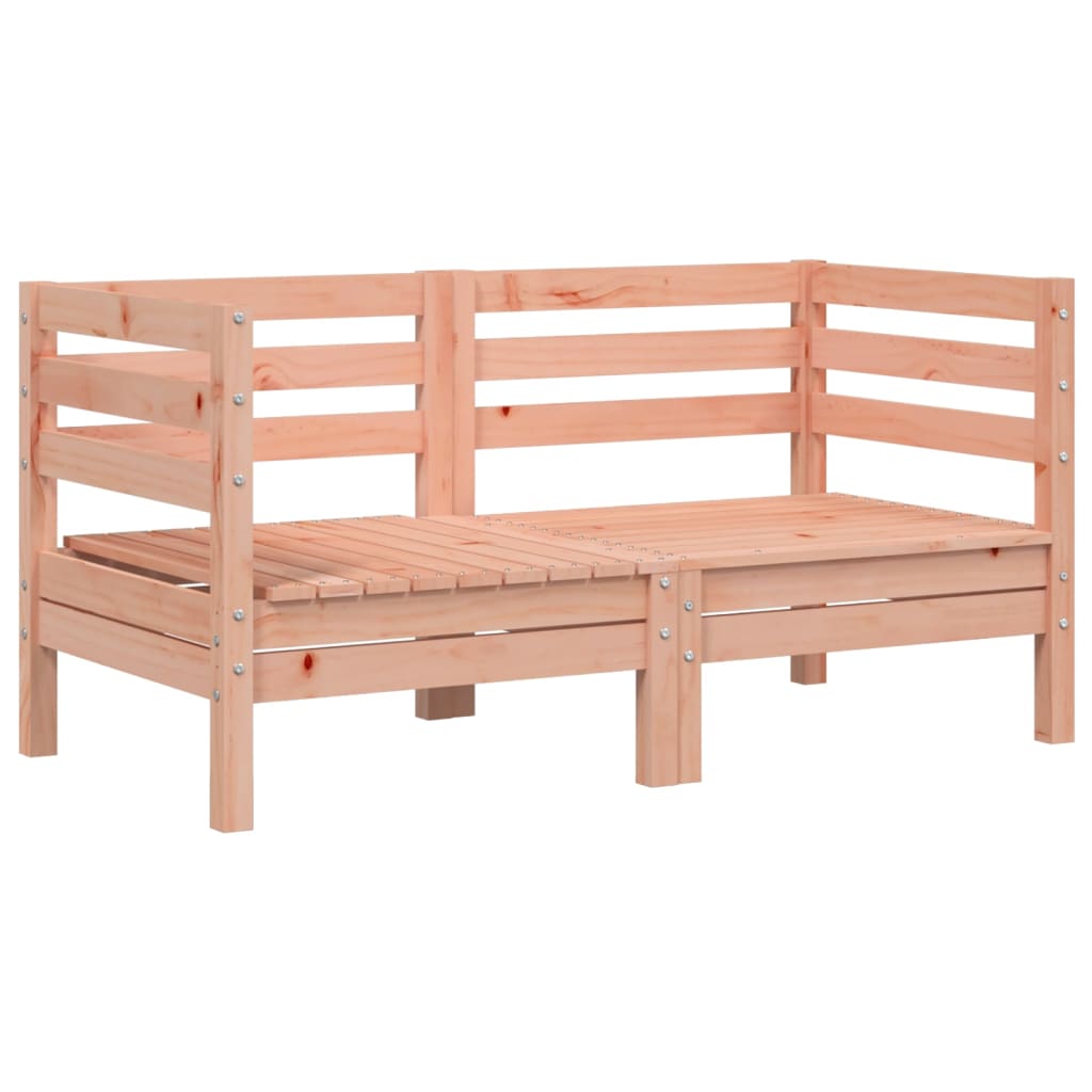 Garten-Ecksofas, 2 Stück, massives Douglas-Holz