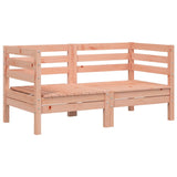 Garten-Ecksofas, 2 Stück, massives Douglas-Holz