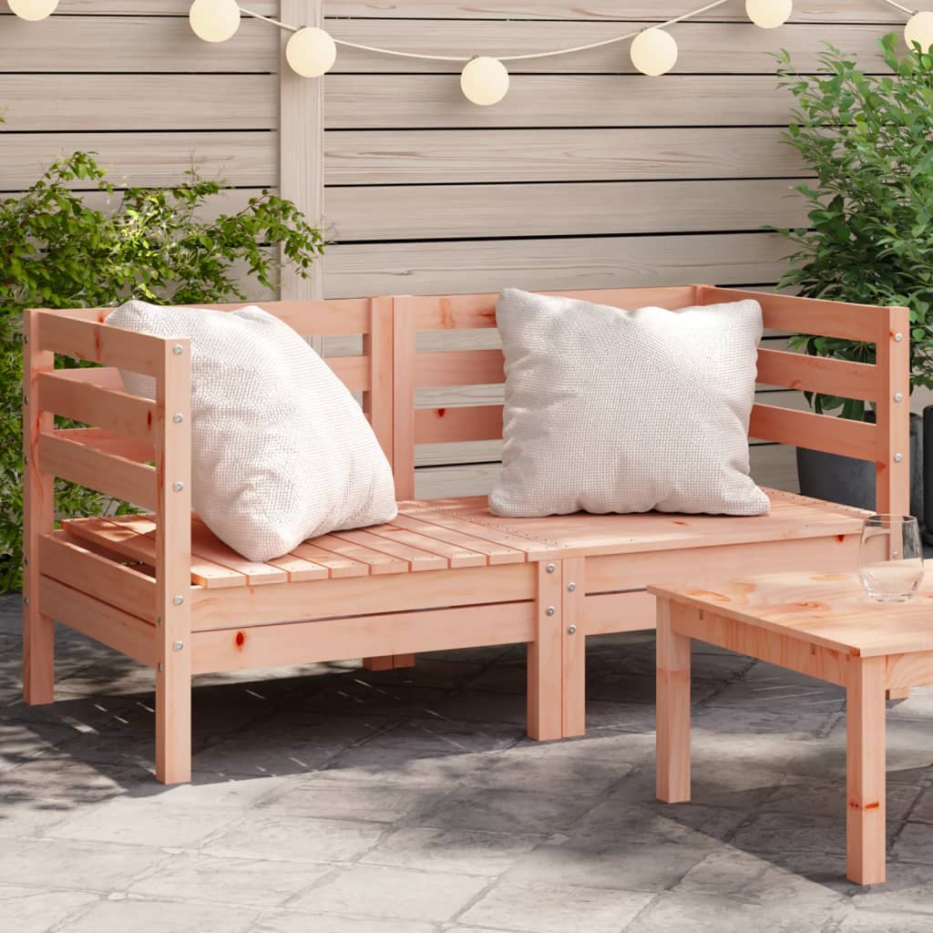 Garten-Ecksofas, 2 Stück, massives Douglas-Holz