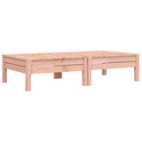 Repose-pieds de jardin avec coussins 2 pcs bois massif douglas