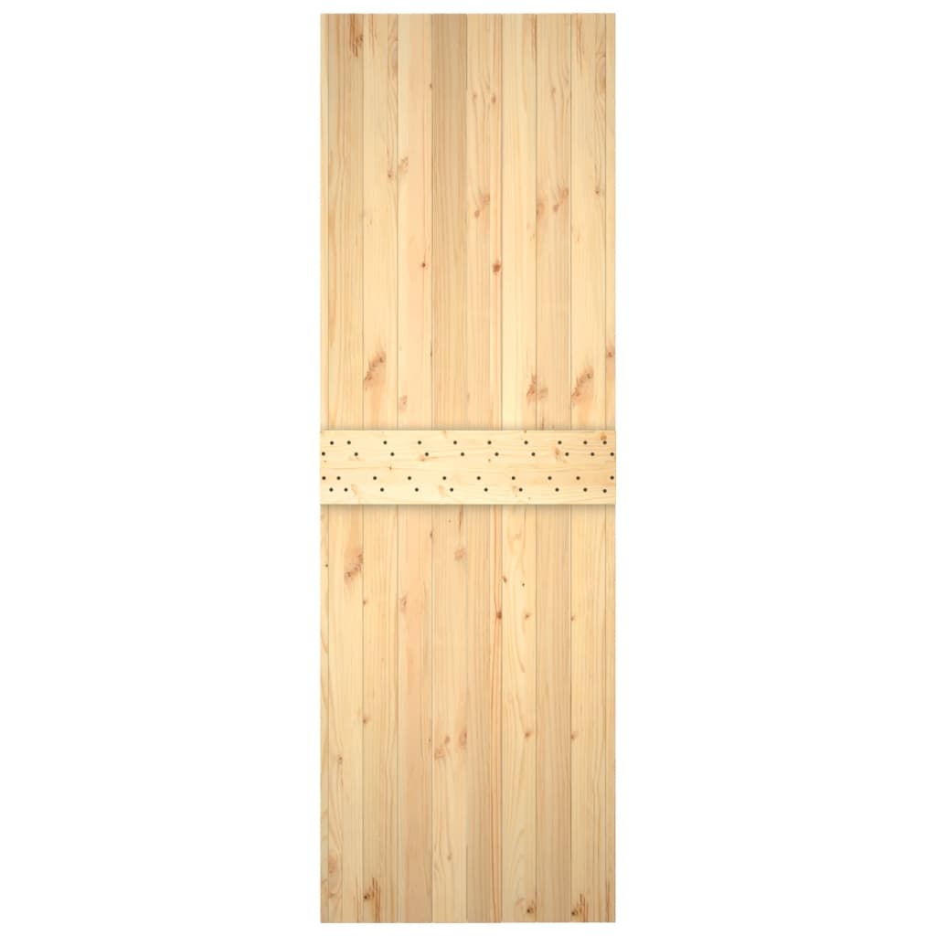 Sliding door and hardware kit 70x210 cm solid pine