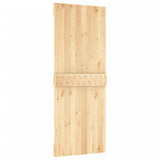 Sliding door and hardware kit 80x210 cm solid pine