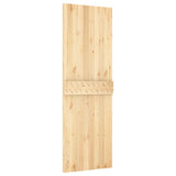 Sliding door and hardware kit 70x210 cm solid pine