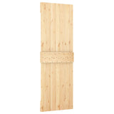 Sliding door and hardware kit 70x210 cm solid pine