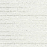 Panier à linge beige et blanc Ø60x36 cm coton