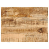 Table d'appoint 40x30x40 cm bois massif de manguier brut