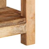 Table d'appoint 40x30x40 cm bois massif de manguier brut