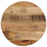 Table top Ø 40x1.5 cm round solid raw mango wood