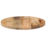 Table top Ø 40x1.5 cm round solid raw mango wood