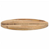 Table top Ø 60x3.8 cm round solid raw mango wood