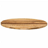 Table top Ø 70x2.5 cm round solid raw mango wood