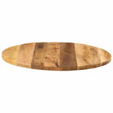 Table top Ø 70x2.5 cm round solid raw mango wood