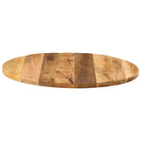 Table top Ø 80x2.5 cm round solid raw mango wood