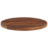 Table top Ø 40x3.8 cm round solid reclaimed wood