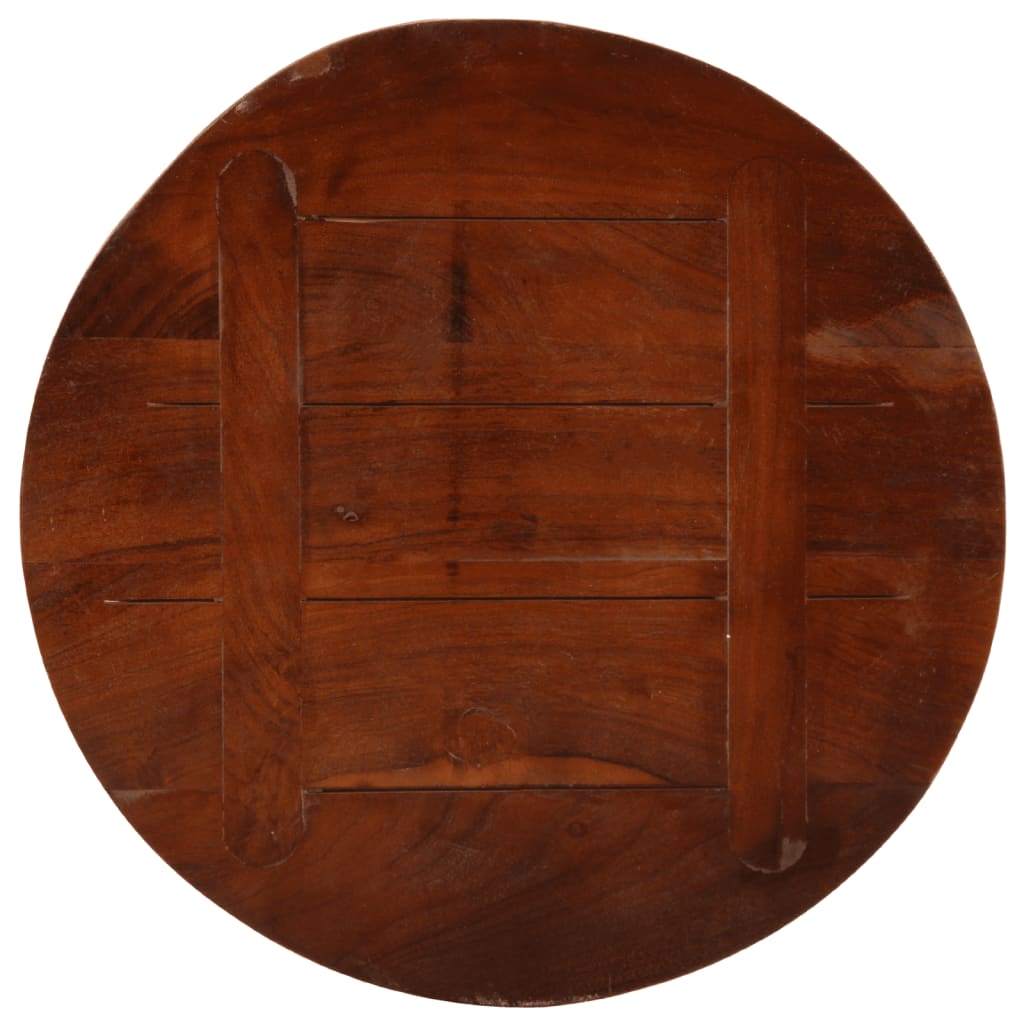 Dessus de table Ø 70x2,5 cm rond bois massif de récupération