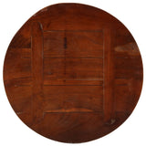 Table top Ø 90x3.8 cm round solid reclaimed wood