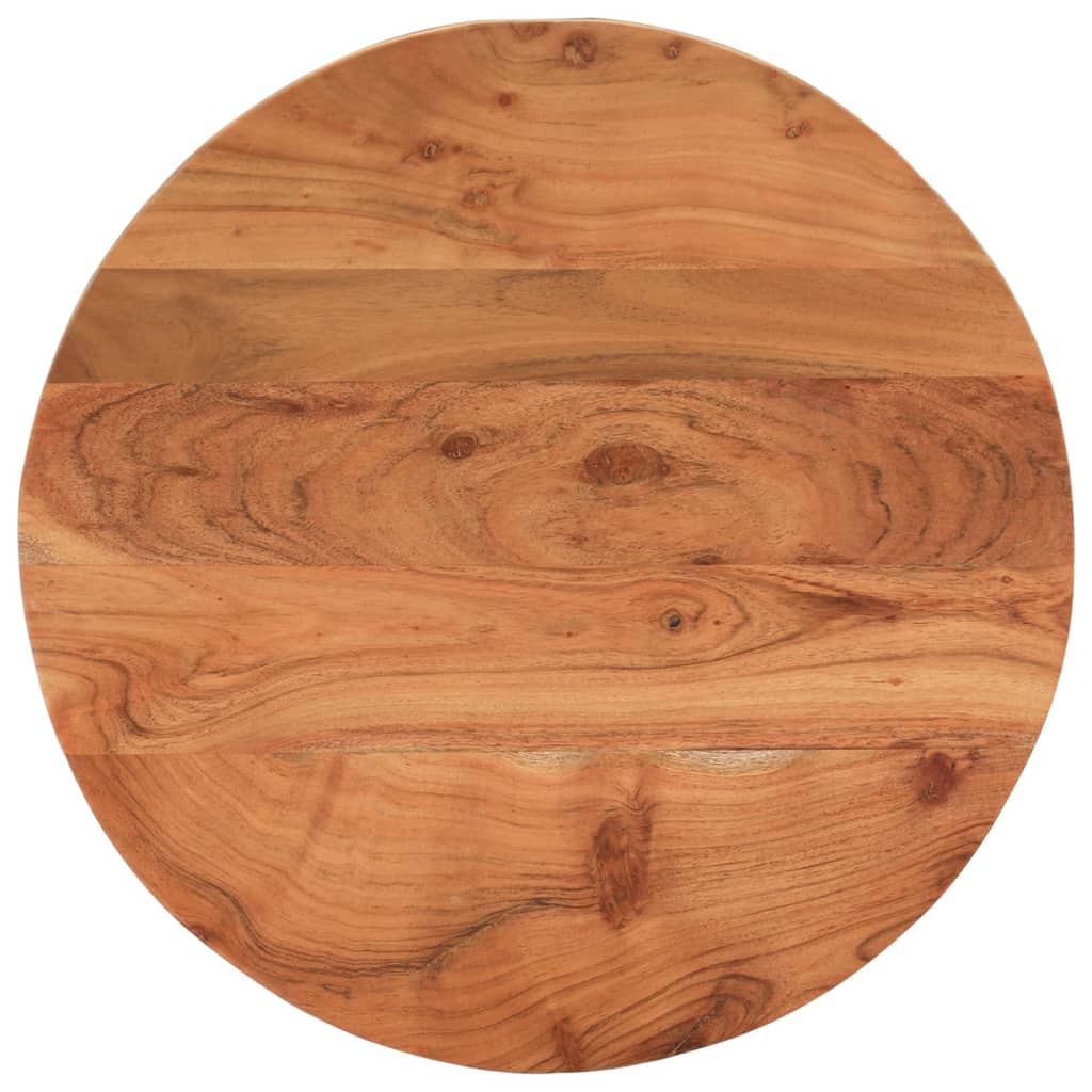 Table top Ø40x3.8 cm round solid acacia wood