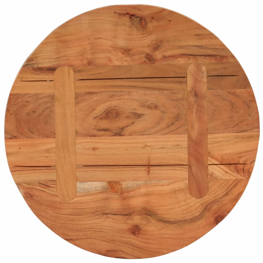 Table top Ø40x3.8 cm round solid acacia wood