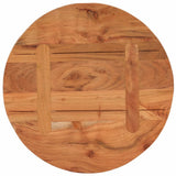 Table top Ø40x3.8 cm round solid acacia wood