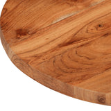 Table top Ø40x3.8 cm round solid acacia wood