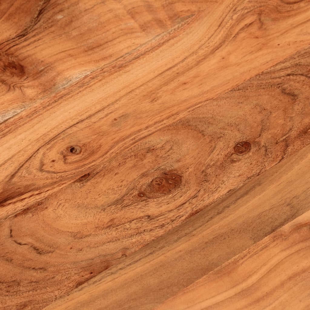 Table top Ø40x3.8 cm round solid acacia wood