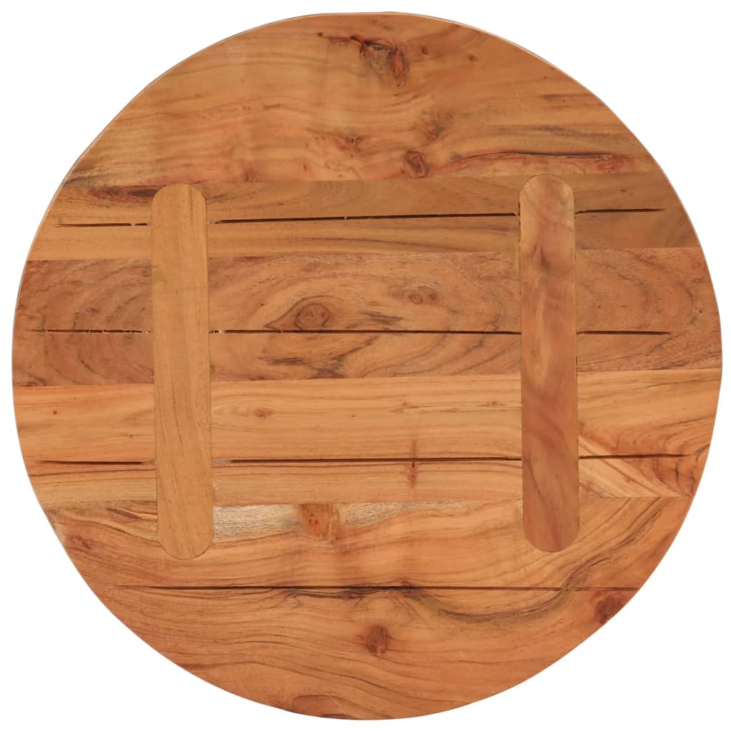 Table top Ø50x3.8 cm round solid acacia wood