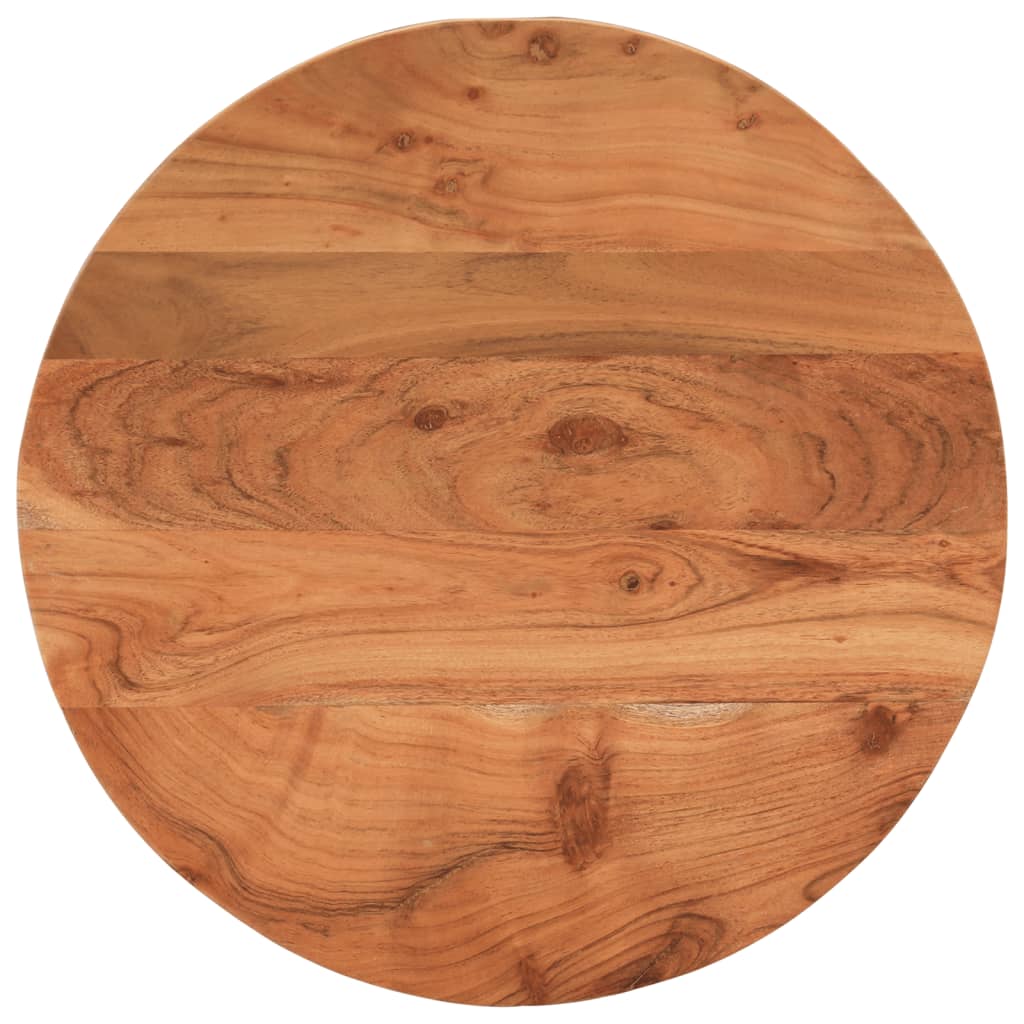 Table top Ø60x2.5 cm round solid acacia wood