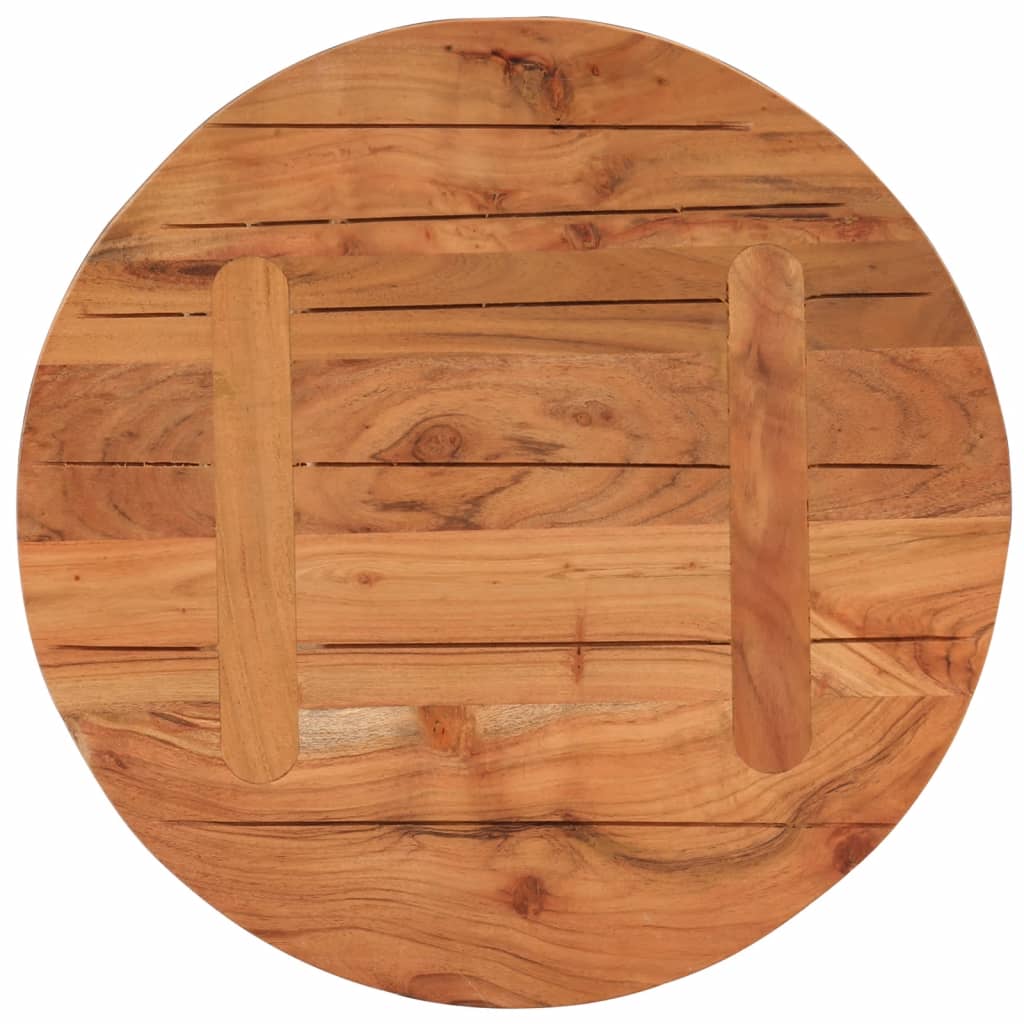 Table top Ø60x2.5 cm round solid acacia wood