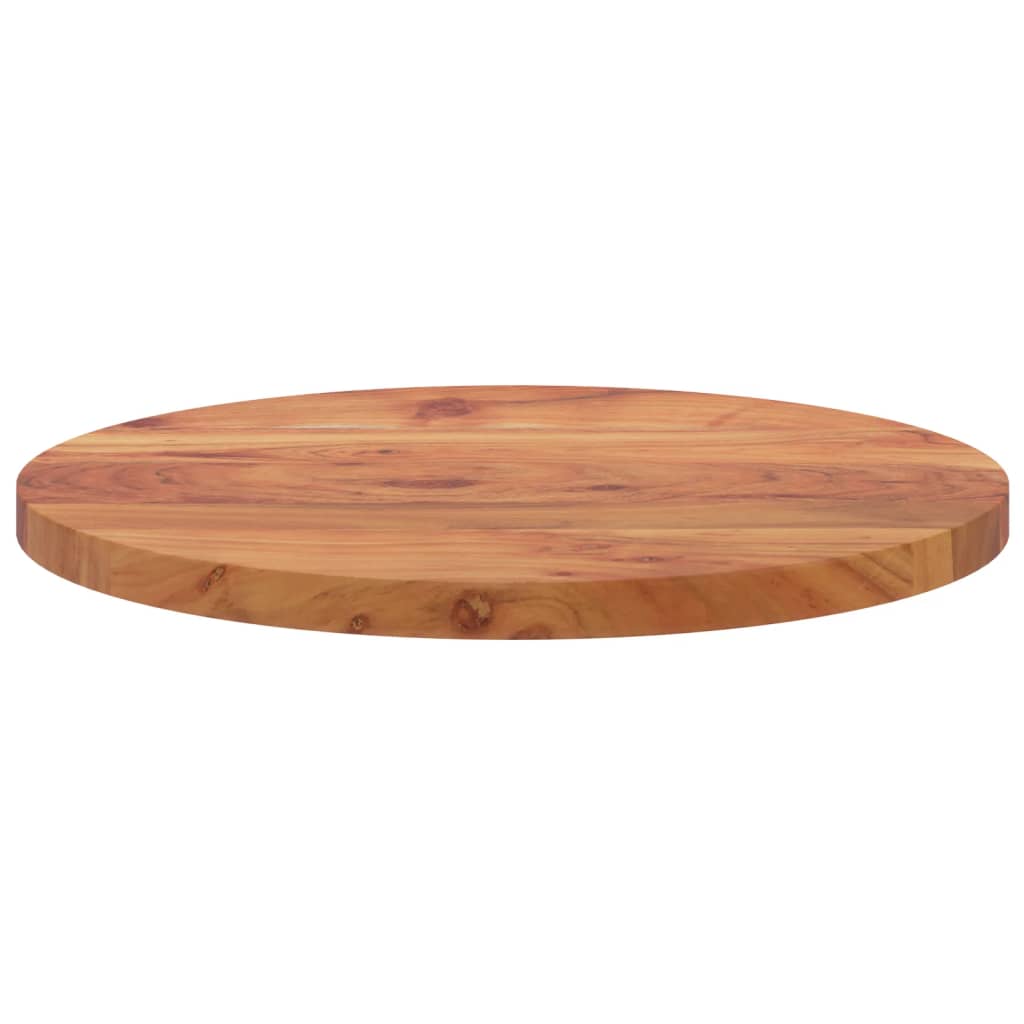 Table top Ø60x3.8 cm round solid acacia wood