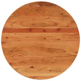 Table top Ø70x2.5 cm round solid acacia wood