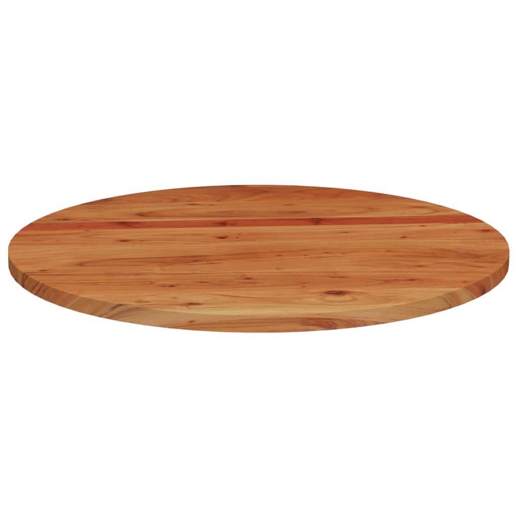 Table top Ø70x2.5 cm round solid acacia wood