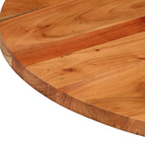 Table top Ø70x2.5 cm round solid acacia wood