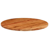 Table top Ø80x3.8 cm round solid acacia wood