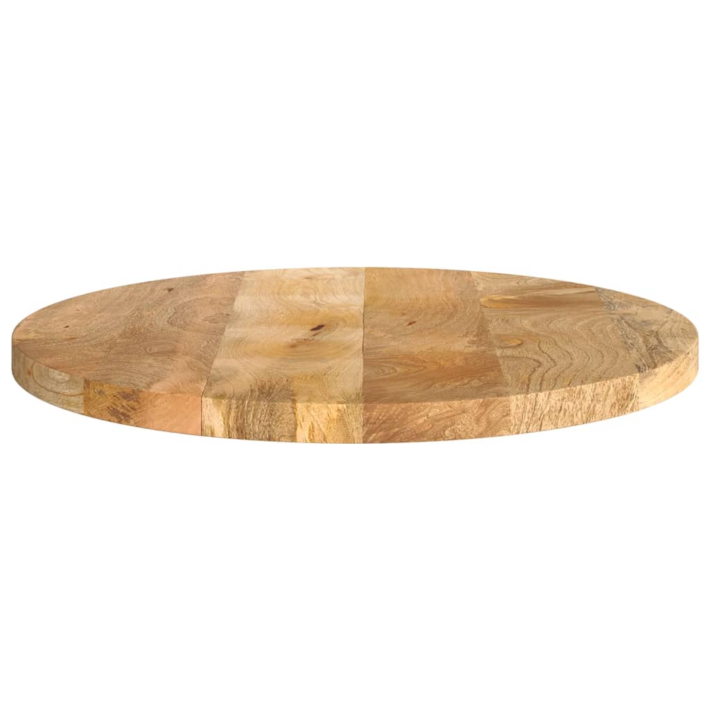 Table top Ø 40x2.5 cm round solid mango wood