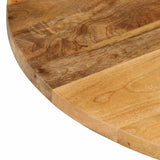 Table top Ø 40x2.5 cm round solid mango wood