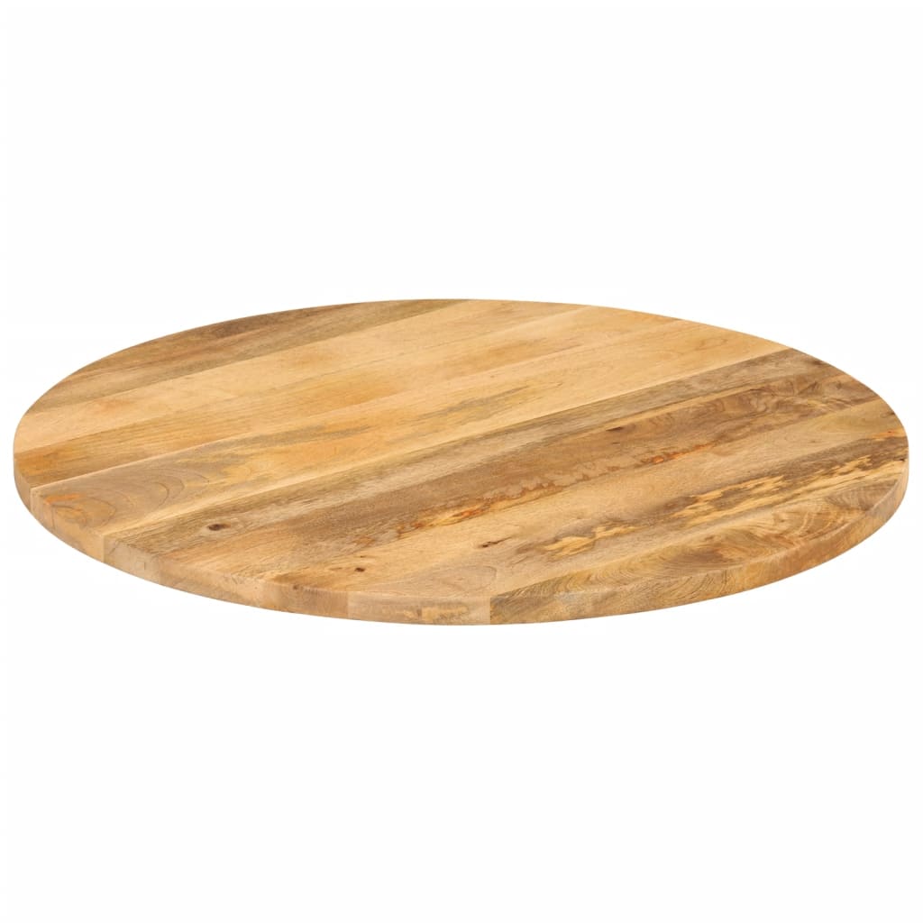 Table top Ø 70x2.5 cm round solid mango wood