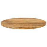 Table top Ø 70x2.5 cm round solid mango wood