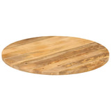 Table top Ø 70x3.8 cm round solid mango wood