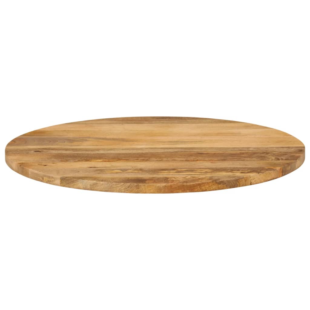 Table top Ø 70x3.8 cm round solid mango wood