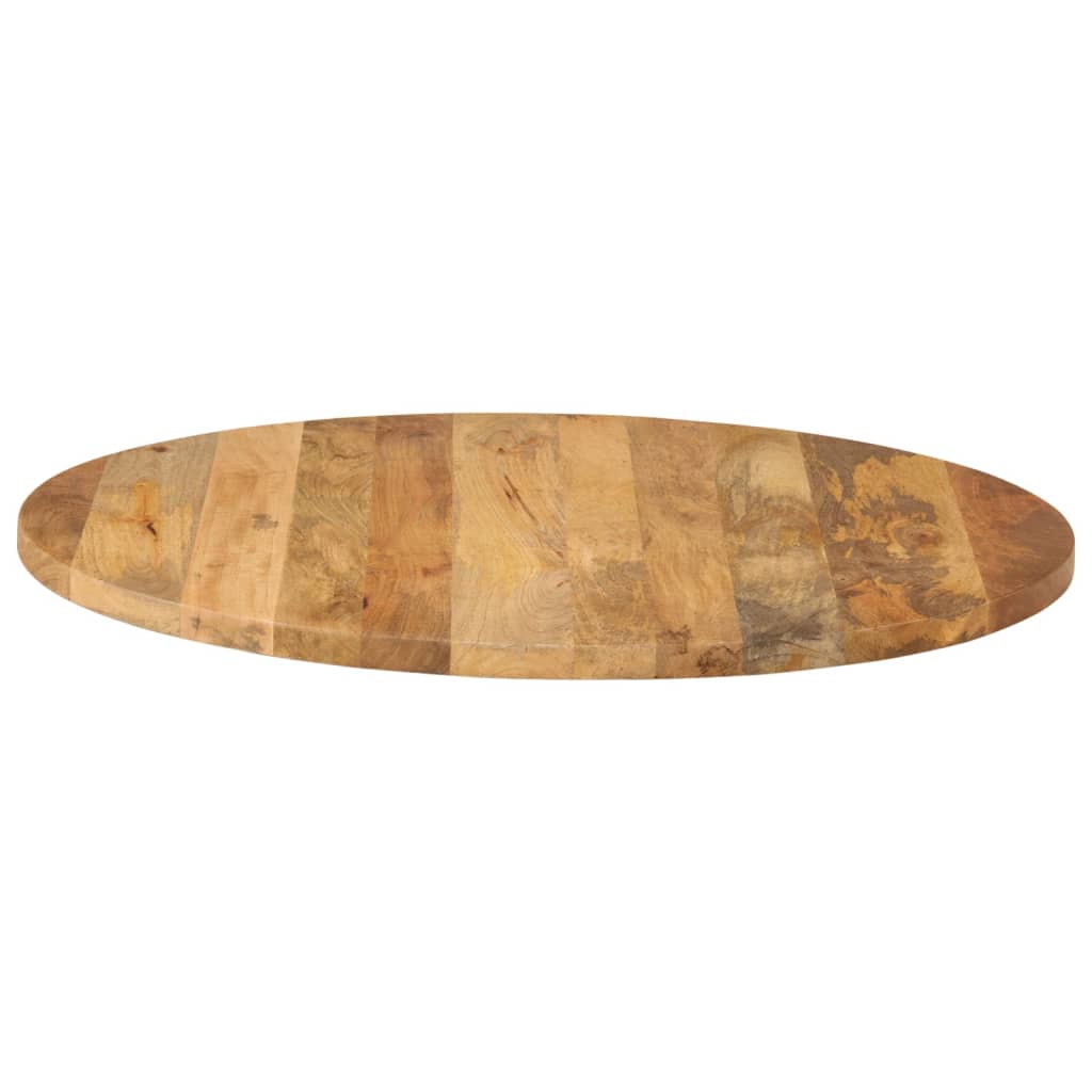 Table top Ø 70x3.8 cm round solid mango wood