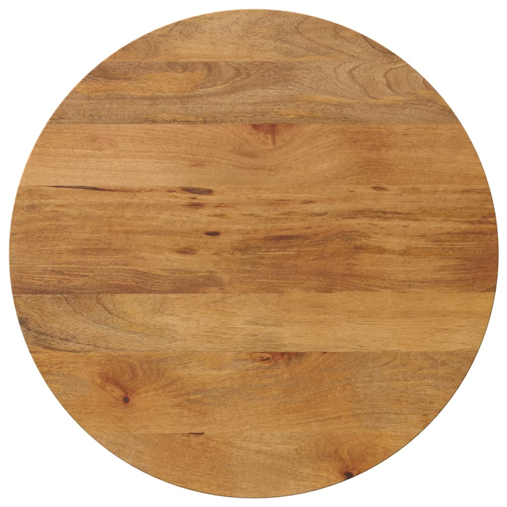 Table top Ø 70x2.5 cm round solid mango wood